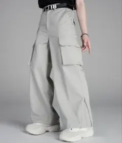 ADRER エクストラクオリティディフォーメーションフレアカーゴパンツ
