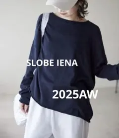 【今季】スローブイエナ　コットンヤクニットプルオーバー　ネイビー