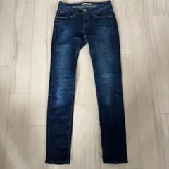 【美品】SASSON サッソン スキニー デニム 25 日本製 カイタックのサムネイル