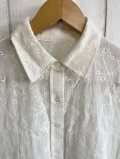 24年✨ VALENTINO ポプリンブラウス 3D ローズブラウス 薔薇袖 | Mercari