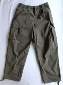 UNIQLO U ワイドフィットパラシュートカーゴパンツ カーキ サイズL