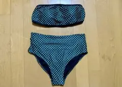水玉 セパレート水着 バンドゥトップ