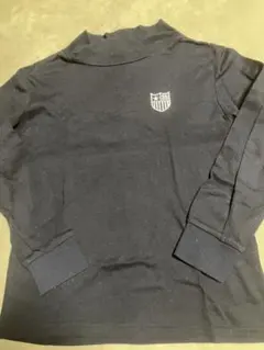 ハイネック長袖、紺色