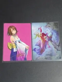 FF ユウナ&ティナ サインカード
