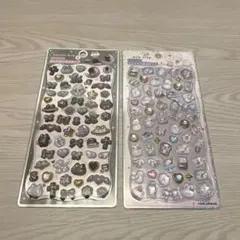 【正規品】ストーン付き　ジュエルプチドロップ シール　2種セット