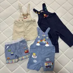 ミキハウスロンパース4点セット
