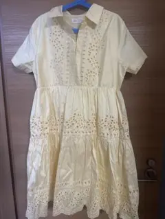 ZARA キッズ ワンピース 152cm 半袖 イエローのサムネイル