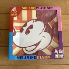 【お値下げ】Disney メラニンプレート　4枚セット