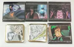 鬼滅の刃　鬼滅シアター　スクエア缶バッジ&カード