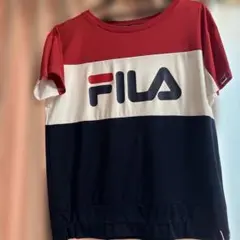 FILA 半袖Tシャツ M レッド/ホワイト/ネイビー