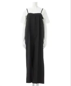 INGNI ブラック サロペット Mサイズ