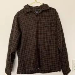 アールニューボールド　メンズシャツ　茶系