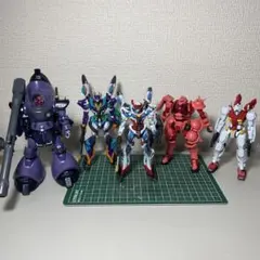 HG 全塗装3体セット ジークアクス ジフレド 赤いガンダム - メルカリ