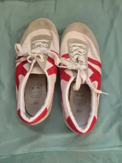 ホワイト/レッド スニーカー 26.0cm