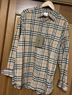 Burberryチェック柄長袖シャツ L 新品未使用！！本日最終値下げ早い者勝ち