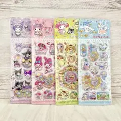 【超お得！】ウォーターシール 立体シール 4枚セット まとめ売り