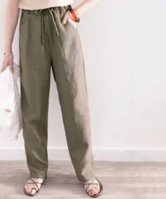 classical elf 大人のリラックスカーゴパンツ XXL カーキのサムネイル