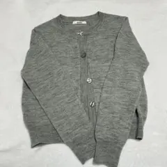 snidel グレー ボタン　カーディガン　ニット