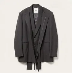 【希少品・美品】ujoh ウジョー　ノーカラージャケット　ジレ　セット　サイズ2