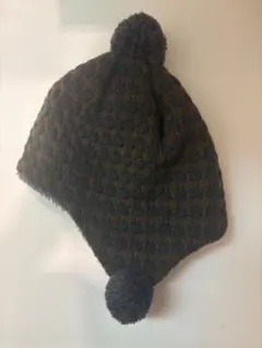 &mignon ニット帽 ポンポングレー バースデイ 52cm 冬 キッズ
