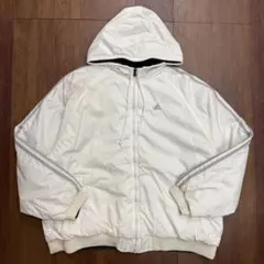 adidas 90s ダウンジャケット リバーシブル 古着 XLサイズ