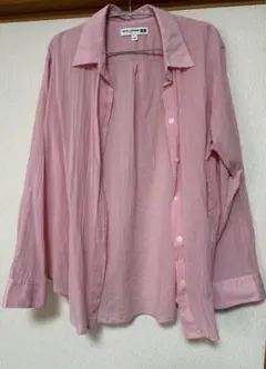 INES DE LA FRESSANGE(UNIQLO)コットンシアーシャツ　L