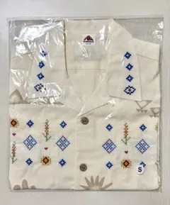 未使用】藤井風 FUJI ROCK 刺繍 半袖シャツ アイボリー S - メルカリ