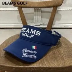 BEAMS GOLF ビームスゴルフ バイザー 57〜59cm ネイビーのサムネイル