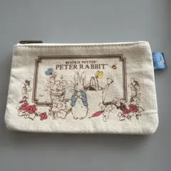 【ピーターラビット】フラットポーチ