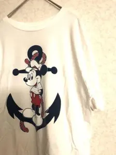ミッキーマウス ブルーブルー コラボ マリン Tシャツ