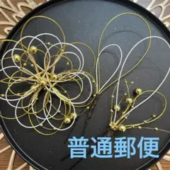 ちょこっと髪飾り　ホワイトゴールド