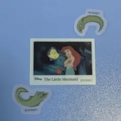 ディズニーストア 貼ってはがせる シール ステッカー バラ売り アリエル 3枚