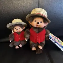 モンチッチ　ワンピース ルフィ ぬいぐるみ キーチェーン セット