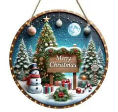 【限定 2枚】20cm サイズ クリスマス　ウェルカムボード