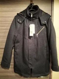 【未使用】MKhomme　ライナー付きコート　ネイビー