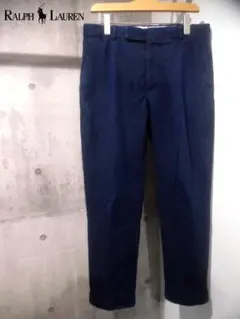 新品　LAUREN RALPH LAUREN　スラックス　ネイビー　W40 新品 LAUREN RALPH LAUREN スラックス ネイビー W40 楽天市場