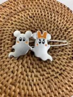ディズニー ハロウィン おばけ ヘアピン