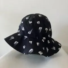 【美品】⁠Acne Studios ラージフェイスロゴ ナイロン バケットハット 美品】⁠Acne Studios ラージフェイスロゴ ナイロン バケットハット