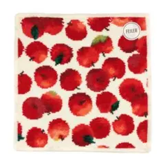 【3月で製造終了】フェイラー　タオルハンカチ　レポム　アイボリー/アイボリー