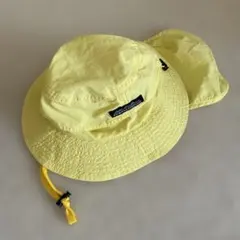 OCEAN&GROUND キッズ ハット 日よけ付き イエロー　54センチ