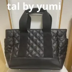 しまむらtal by yumiキルティング トートバッグ ブラックのサムネイル