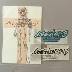 庵野秀明展 エヴァンゲリオン 綾波レイ ポストカード ステッカーセット