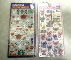 正規品　ディズニー　ベイマックス スティッチ　ボンボンドロップシール