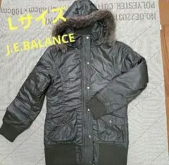 格安出品　J.E.BALANCE Lサイズ　 カーキ　ダウンジャケット　グリーン