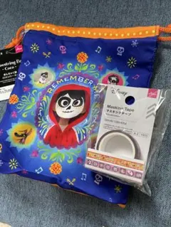 ディズニー　リメンバー・ミー 巾着　マスキングテープ セット