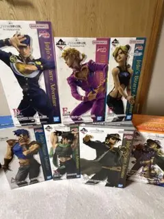 一番くじジョジョの奇妙な冒険A賞B賞C賞D賞E賞F 賞ラストワンコンプおまけ付き