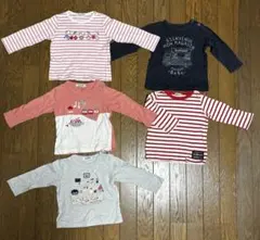 ファミリア長袖Tシャツセット90cm（1着のみ80cm）