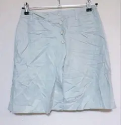 Jean Cacharel 水色ミニスカート サイズ42