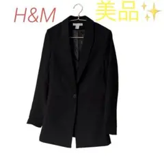 H&M テーラードジャケット 36 ブラック