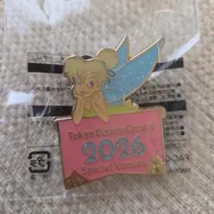 東京ディズニーリゾート 2026 特別版 ティンカーベル ピンバッジ